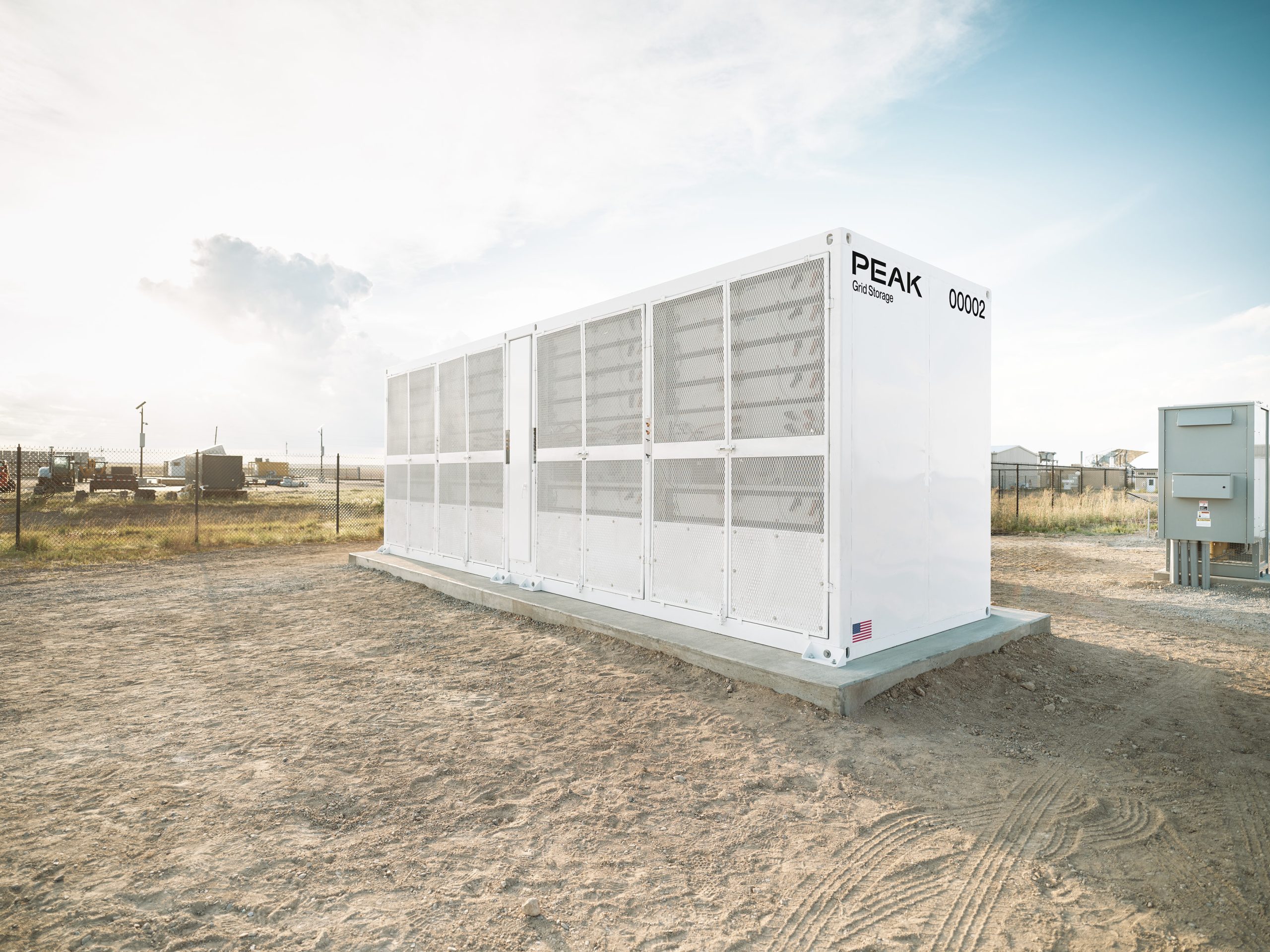 Peak Energy Grid Level Storage.